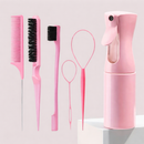 Kit 6 Peças para Cabelo - Escovas + Acessórios