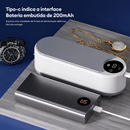 Lavadora Ultrassônica Portátil USB – Limpeza Inteligente para Óculos e Acessórios