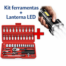 Kit de Ferramentas com Maleta + Lanterna LED