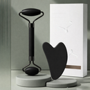Kit Massageador Facial com Pedra Gua Sha