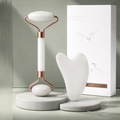 Kit Massageador Facial com Pedra Gua Sha