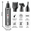 Aparador de Pelos 4 em 1 Profissional – Kemei KM-6630
