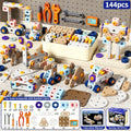 BRINQUEDO - 2026 New Kids Tool Set DIY Nut Assembly Toy Kit STEM 3D Puzzle Building Tools Montessori Toys Gifts for Boy Girl Repair Tools