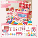 Toolbox Simulation Drill Screw Removal Puzzle Multi-Functional Assembly Toy Pretend Play Construction Children Xmas Toys Gifts
