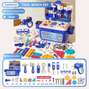 Toolbox Simulation Drill Screw Removal Puzzle Multi-Functional Assembly Toy Pretend Play Construction Children Xmas Toys Gifts