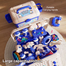 Toolbox Simulation Drill Screw Removal Puzzle Multi-Functional Assembly Toy Pretend Play Construction Children Xmas Toys Gifts