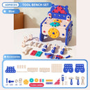 Toolbox Simulation Drill Screw Removal Puzzle Multi-Functional Assembly Toy Pretend Play Construction Children Xmas Toys Gifts