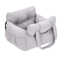 Dog Car Seat with Safety Belt - Non-Slip Pet Car Bed for Small Dogs, Washable Travel Carrier with Secure Straps for Safe Car
