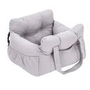Dog Car Seat with Safety Belt - Non-Slip Pet Car Bed for Small Dogs, Washable Travel Carrier with Secure Straps for Safe Car
