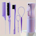 Kit 6 Peças para Cabelo - Escovas + Acessórios