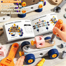 BRINQUEDO - 2026 New Kids Tool Set DIY Nut Assembly Toy Kit STEM 3D Puzzle Building Tools Montessori Toys Gifts for Boy Girl Repair Tools
