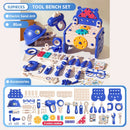 Toolbox Simulation Drill Screw Removal Puzzle Multi-Functional Assembly Toy Pretend Play Construction Children Xmas Toys Gifts
