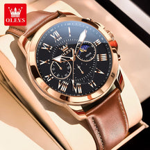 Relógios Masculinos Pulseira de Couro